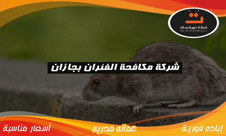 شركة مكافحة الفئران بجازان