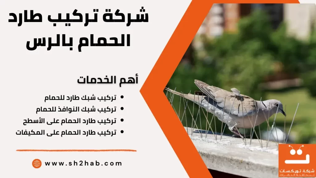 شركة تركيب طارد الحمام بالرس