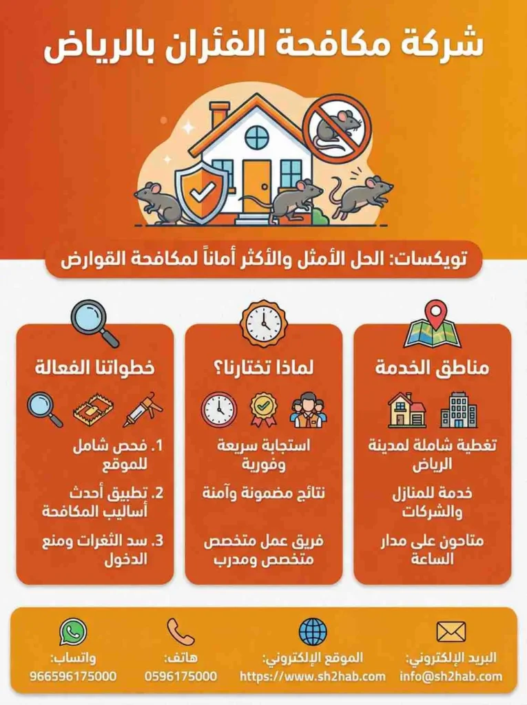 شركة مكافحة الفئران بالرياض